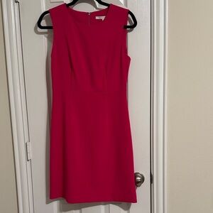 Diane Von Furstenberg Vibrant Pink Mini Dress